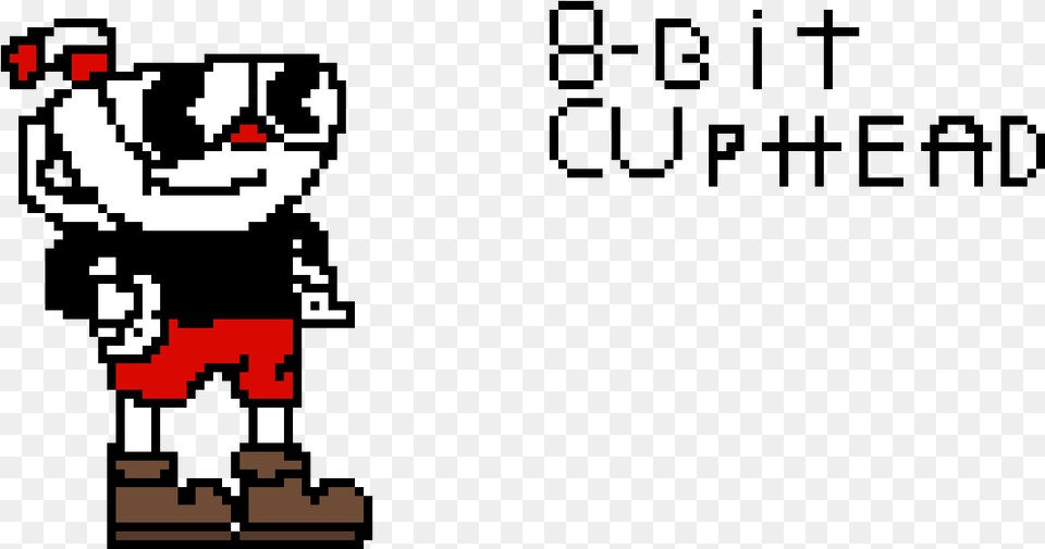 Cup Head 8 Bit 8 Bit Color, Qr Code Free Png Download