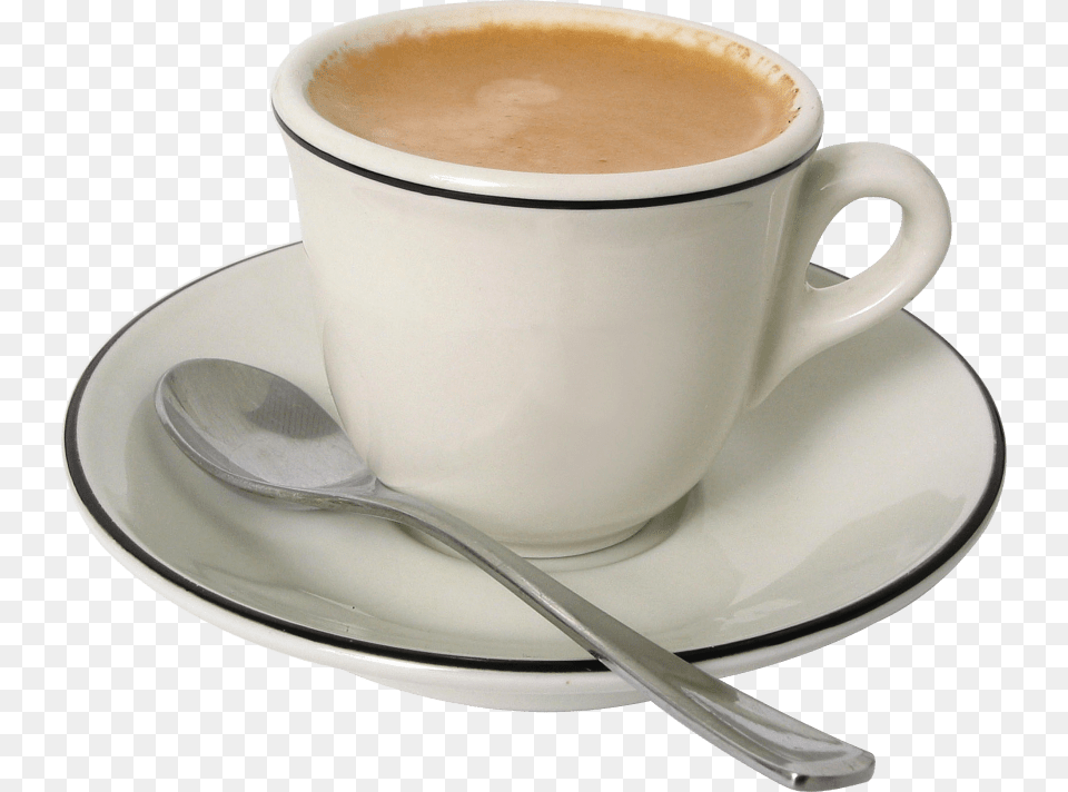 Cup Mug Coffee Images Caf Au Lait, Cutlery, Saucer, Spoon, Beverage Free Transparent Png