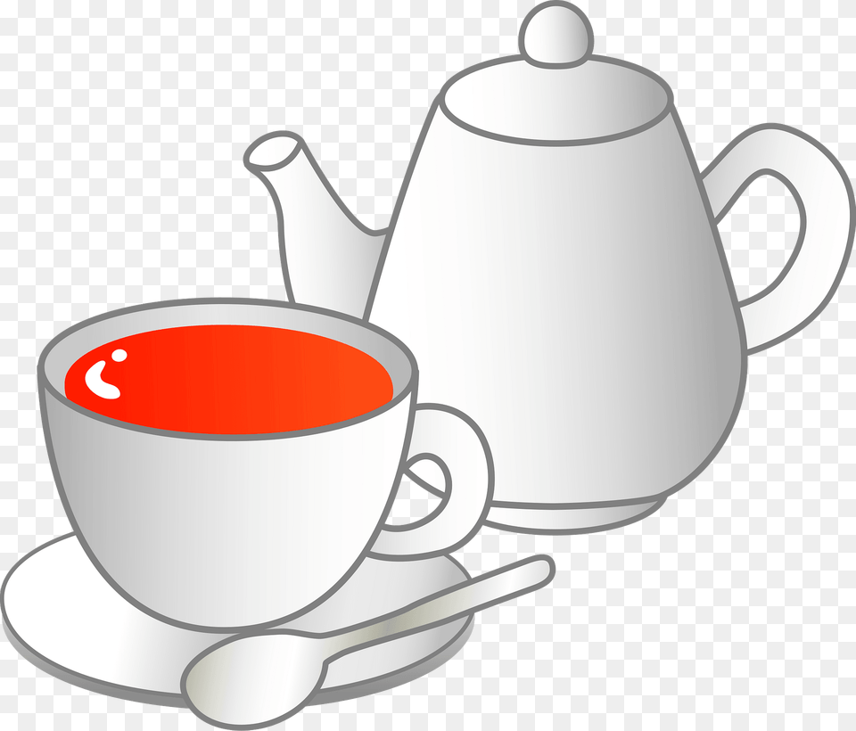 Cup Of Black Tea Clipart, Cookware, Pot, Pottery, Bottle Png Image