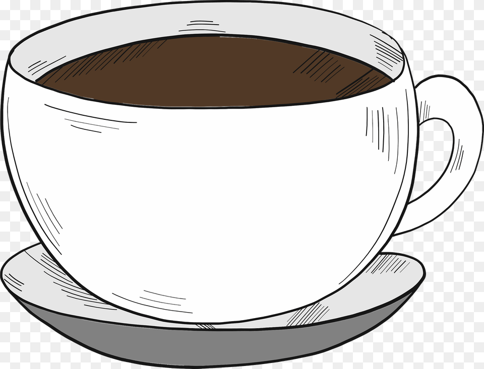 Cup Of Coffee Clipart, Beverage, Coffee Cup, Saucer, Hot Tub Free Transparent Png