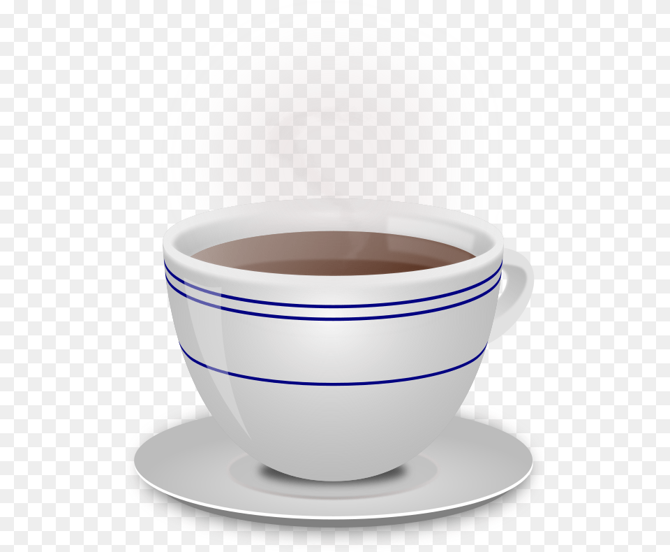 Cup Of Coffee Hot Beverage, Saucer, Coffee Cup Free Png Download