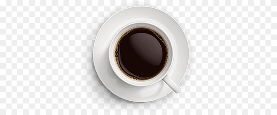 Cup Of Coffee Top View, Beverage, Coffee Cup, Espresso Png Image