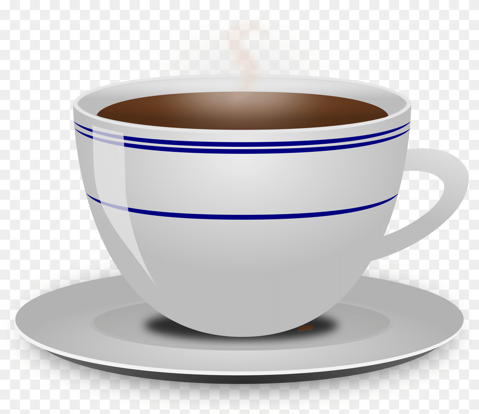 Cup Of Coffee Background, Saucer, Beverage, Coffee Cup Free Transparent Png