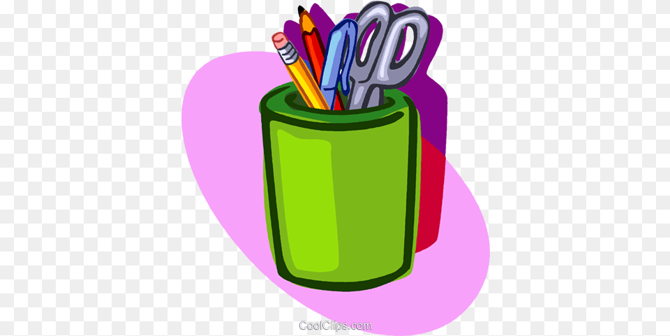 Cup Of Pencils Collected Over Years School Supplies Clip Art, Birthday Cake, Cake, Cream, Dessert Free Png Download