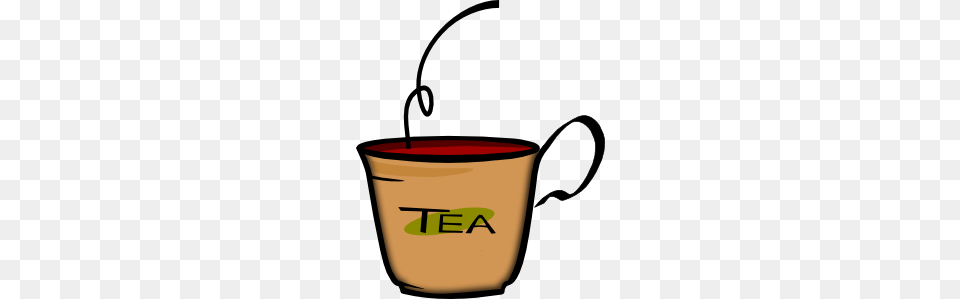 Cup Of Tea Clip Art, Bucket, Smoke Pipe Free Png Download