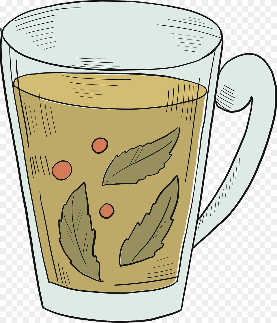 Cup Of Tea Clipart, Plant, Herbs, Herbal, Glass Png