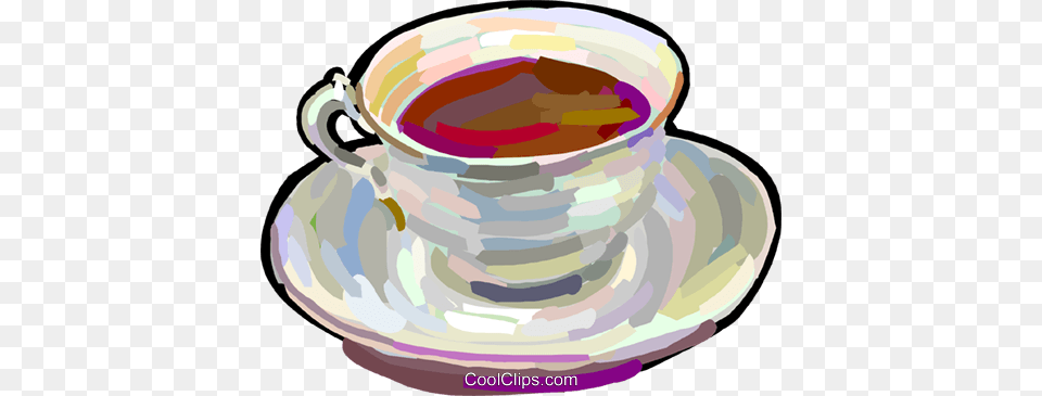 Cup Of Tea Royalty Free Vector Clip Art Illustration, Saucer, Beverage Png
