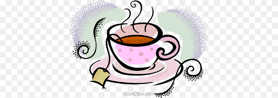 Cup Of Tea Royalty Vector Clip Art Illustration, Beverage, Coffee, Coffee Cup Free Png
