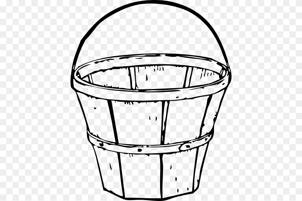 Cup Pint Quart Gallon Conversion Chart Clipart Food Tips, Basket, Bucket Png Image