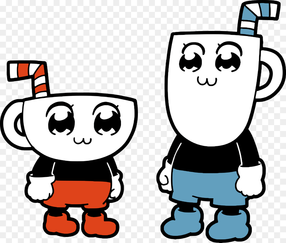 Cup Team Epic Bkub Cuphead, Face, Head, Person, Stencil Png Image