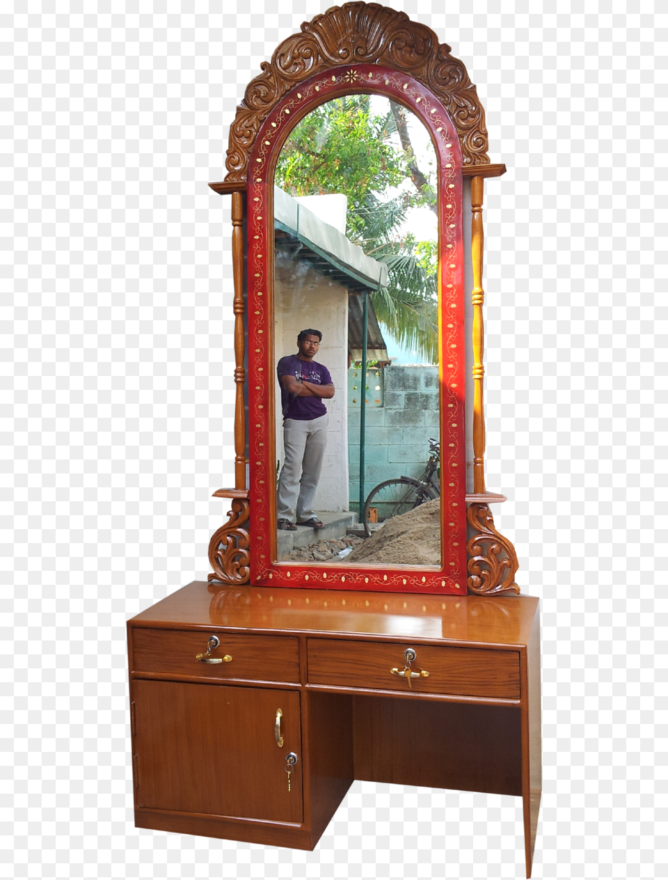 Cupboard, Mirror, Adult, Person, Man Free Png