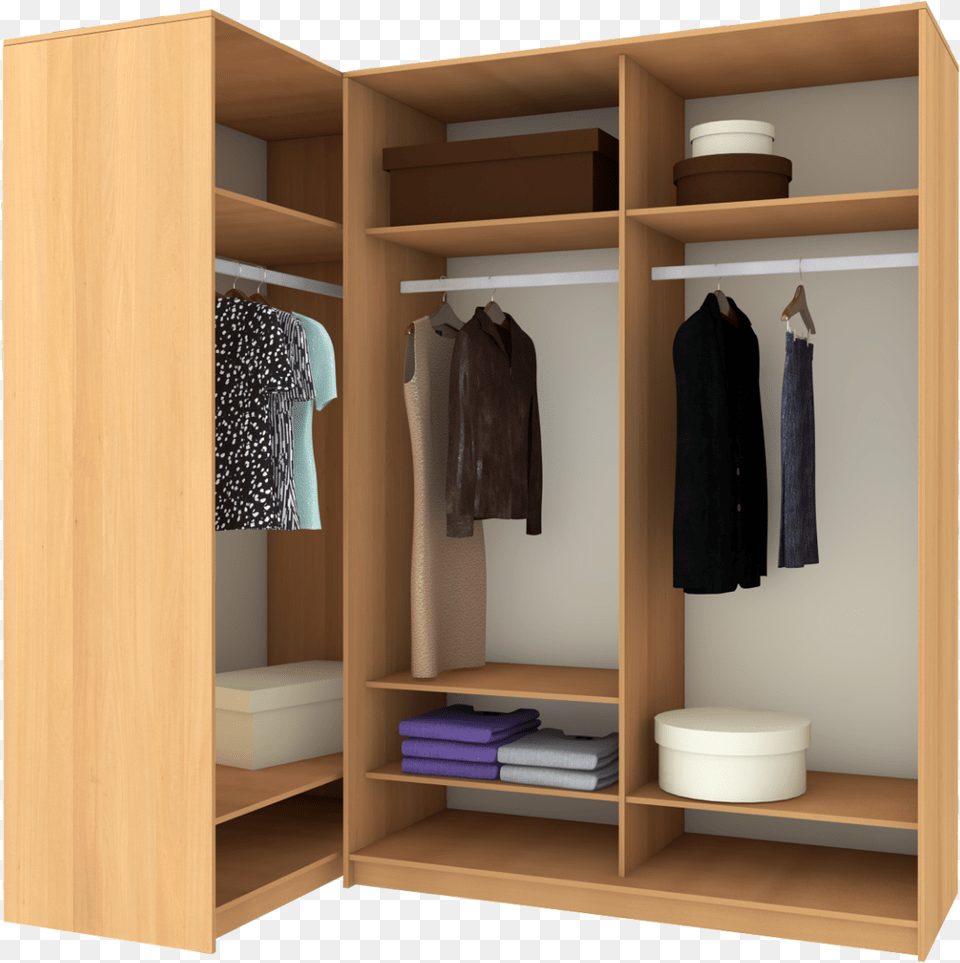 Cupboard Wardrobe Closet Transparent Background, Furniture, Clothing, Coat Free Png Download