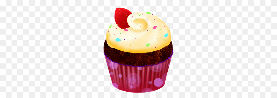 Cupcake Birthday Cake, Cake, Cream, Dessert Free Png Download