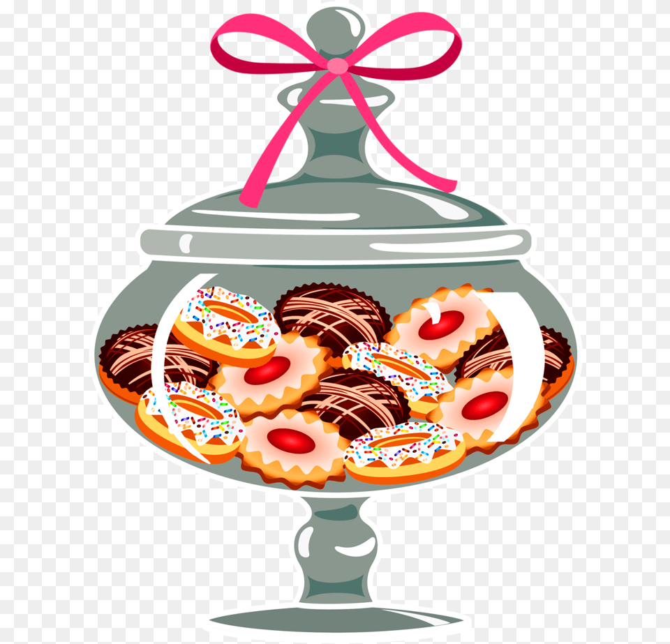 Cupcake Amp Bolos E Etc Cookies And Candy Clip Art, Food, Sweets, Jar, Cream Free Png Download
