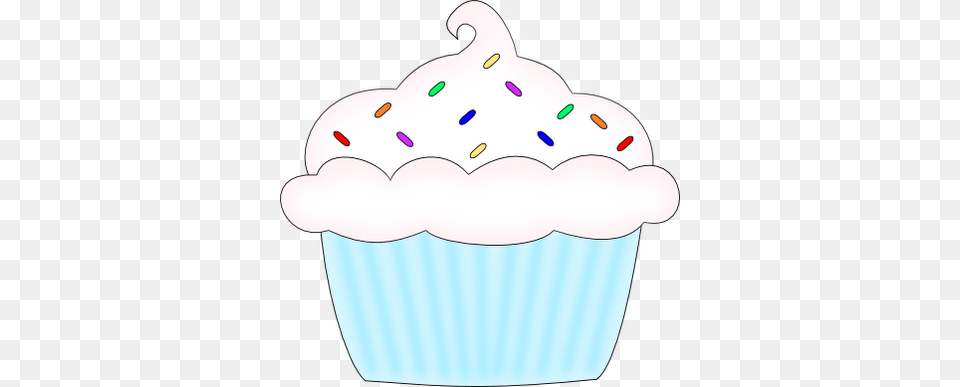 Cupcake And, Cake, Cream, Dessert, Food Png Image