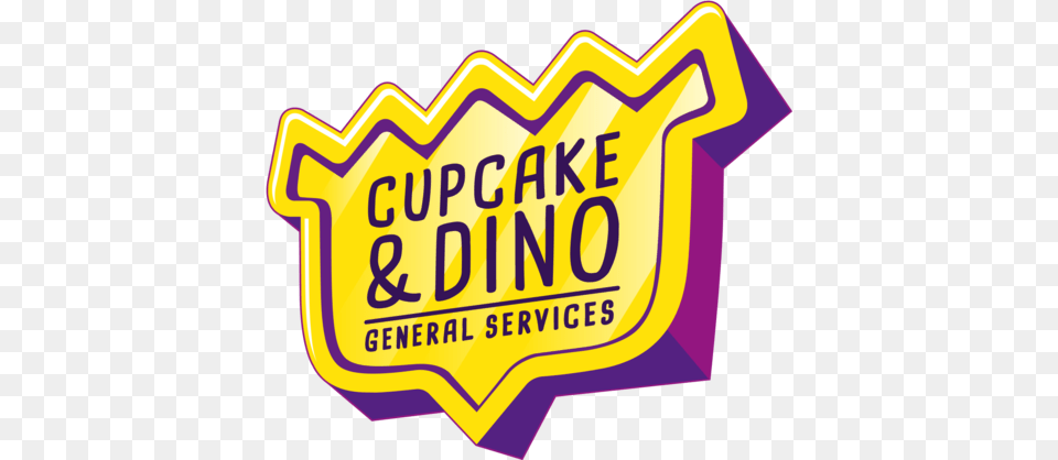 Cupcake And Dino General Services, Logo, Food, Ketchup, Symbol Free Png Download