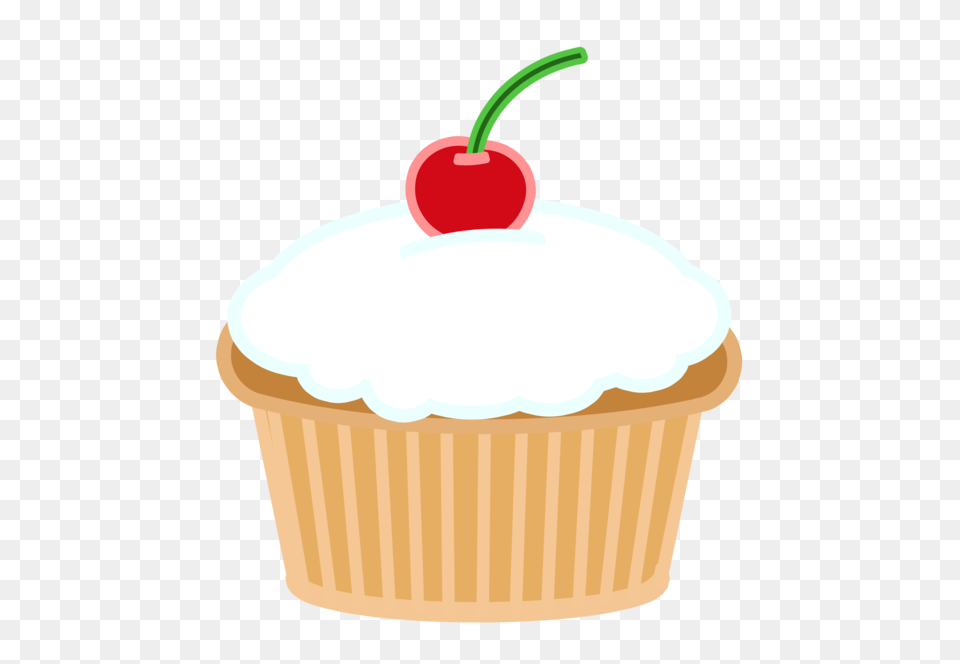 Cupcake Animation Group With Items, Cake, Cream, Dessert, Food Free Png Download