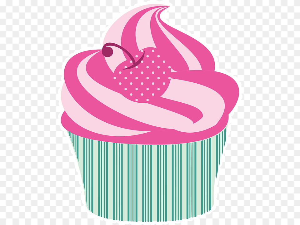 Cupcake Background, Cake, Cream, Dessert, Food Free Transparent Png