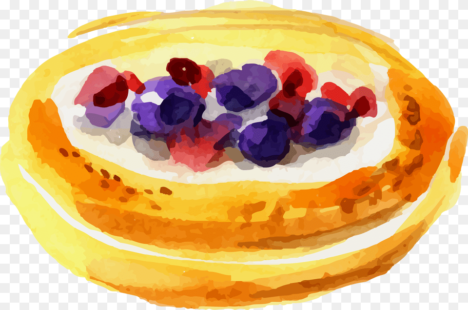 Cupcake Bakery Bread Watercolor Painting Transparent Bread Watercolour, Dessert, Birthday Cake, Pastry, Cake Free Png