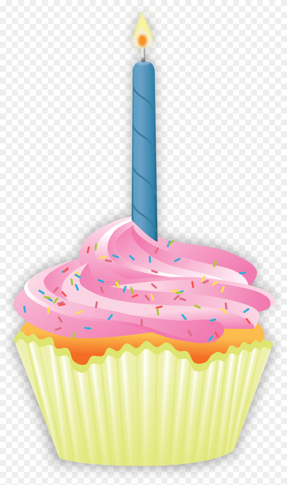 Cupcake Birthday Cake Muffin Clip Art Birthday Cupcake Clipart Transparent Background, Birthday Cake, Cream, Dessert, Food Free Png Download