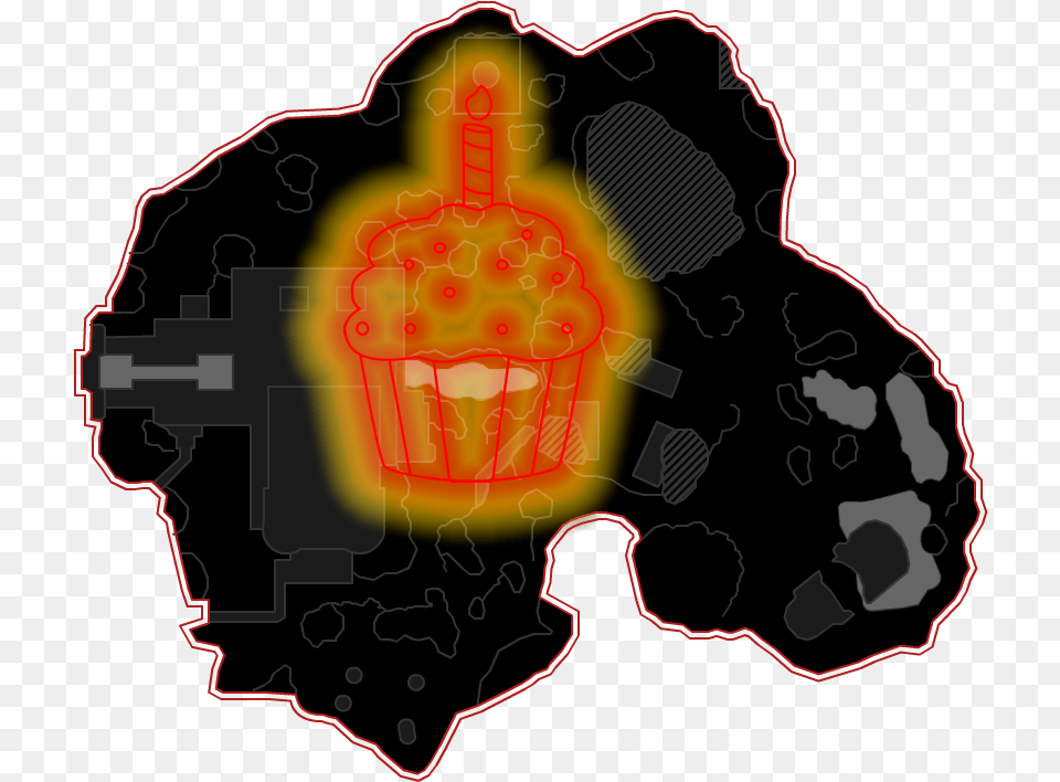 Cupcake Birthday Heatmap 182 Kb, Weapon, Person Png Image