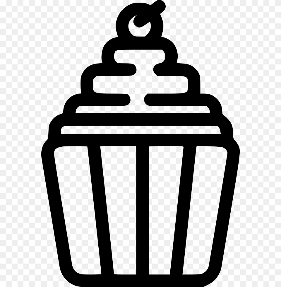 Cupcake Cake, Lamp, Stencil, Lantern, Ammunition Free Png Download