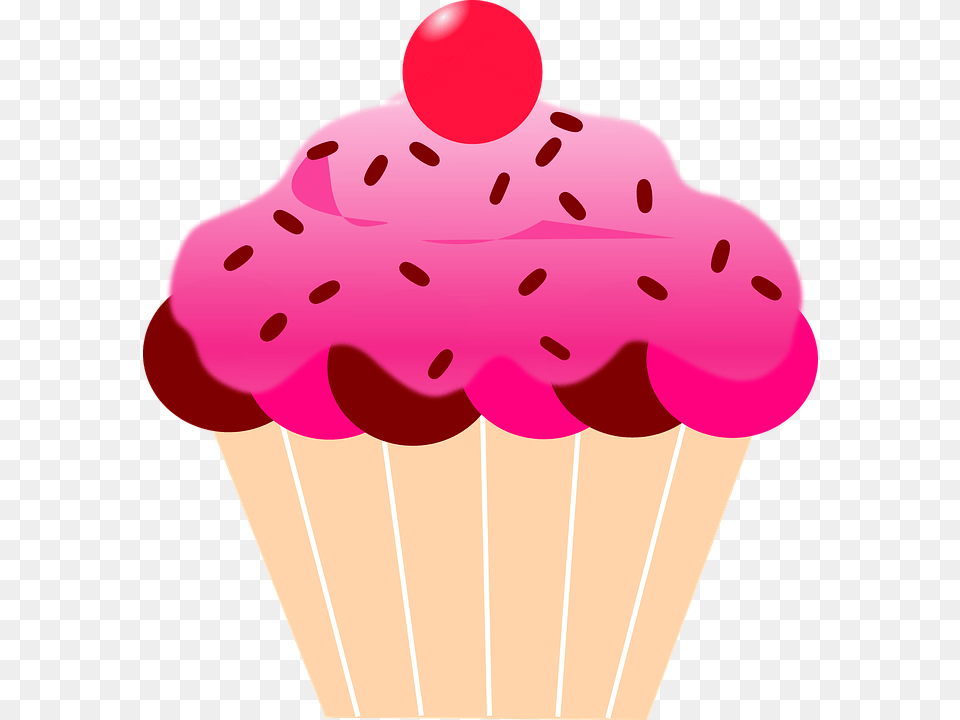 Cupcake Cartoon Cupcakes, Cake, Cream, Dessert, Food Free Transparent Png