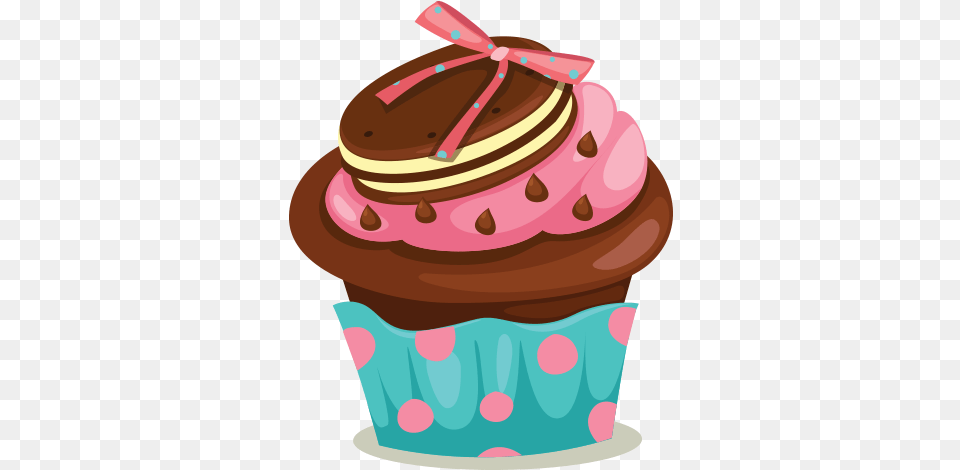 Cupcake Chocolate Cake Clip Art, Cream, Dessert, Food, Icing Free Png