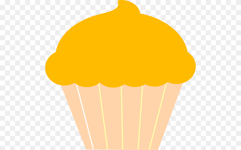 Cupcake Clip Art Yellow Clipart Cupcakes Transparent Background, Cake, Cream, Dessert, Food Free Png