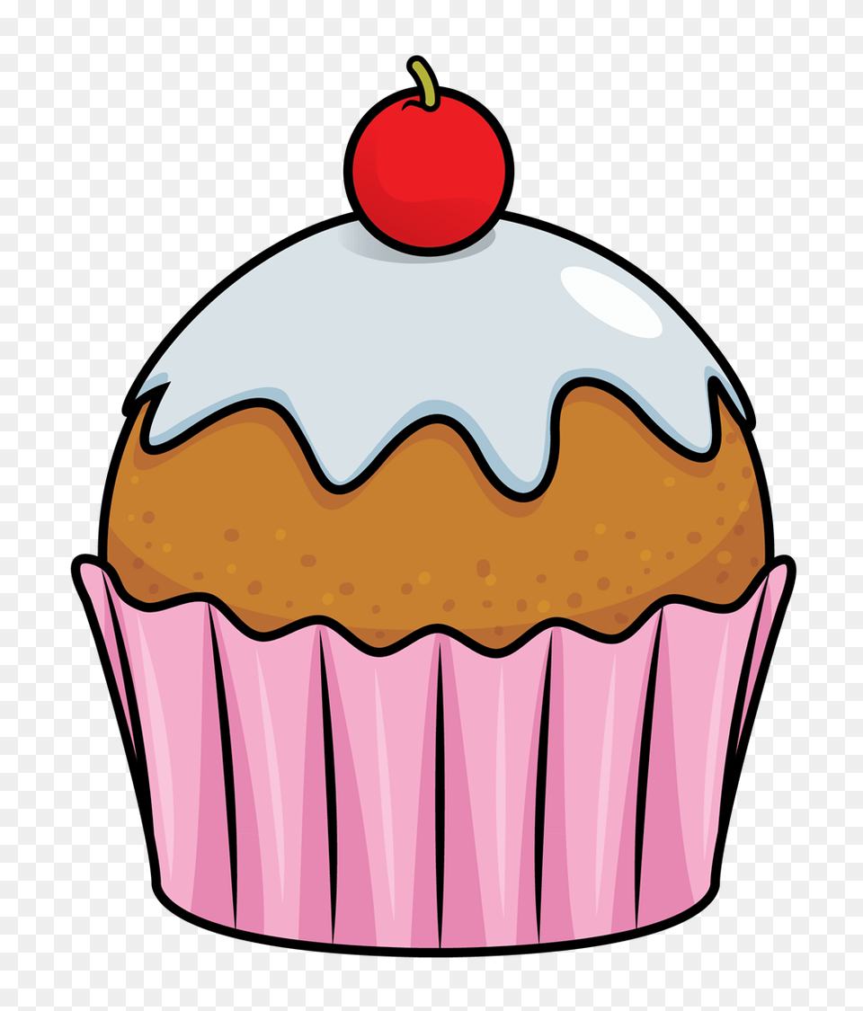 Cupcake Clipart, Cake, Cream, Dessert, Food Free Png Download