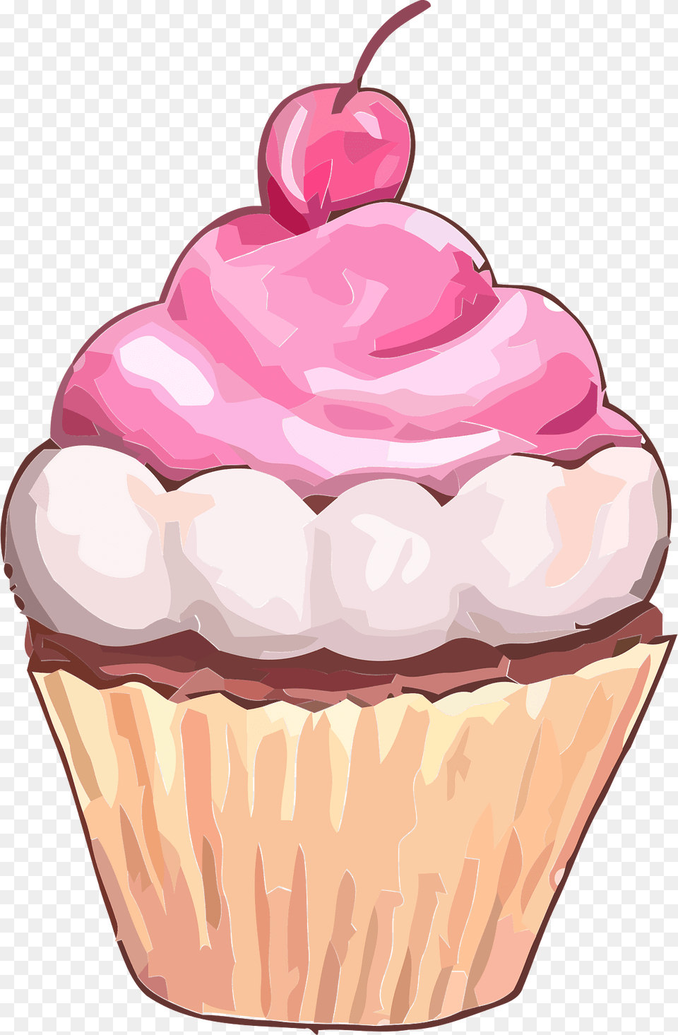 Cupcake Clipart, Cake, Cream, Dessert, Food Png