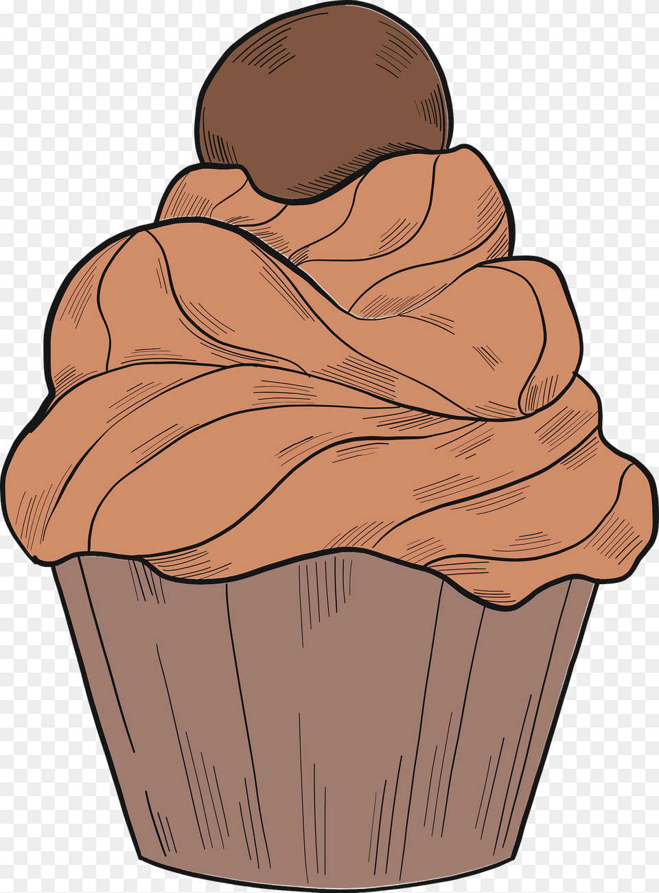 Cupcake Clipart, Cake, Cream, Dessert, Food Png