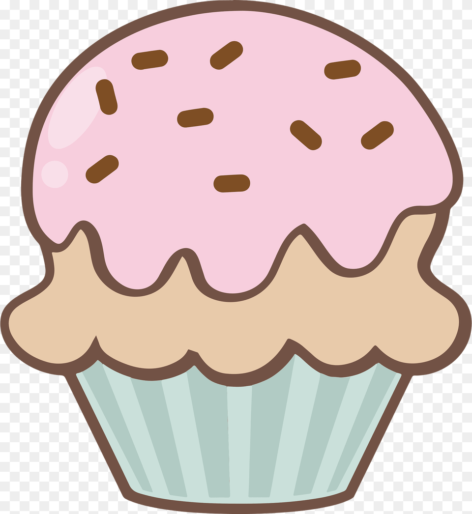 Cupcake Clipart, Cake, Cream, Dessert, Food Free Png