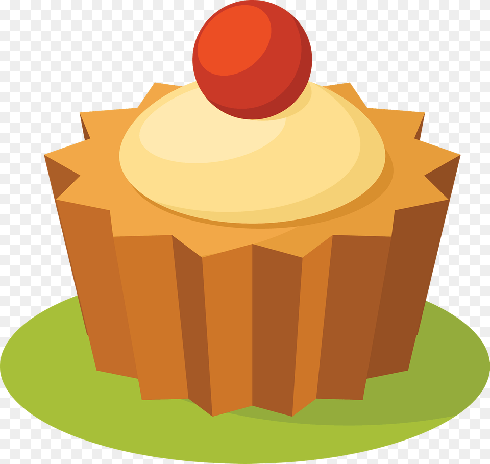 Cupcake Clipart, Cake, Cream, Dessert, Food Free Png Download