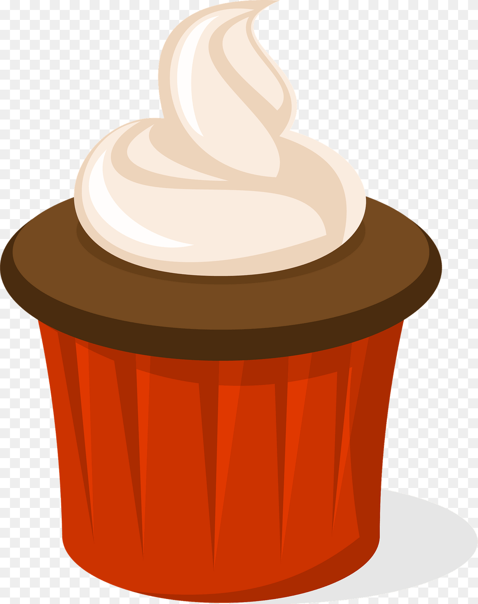 Cupcake Clipart, Cake, Cream, Dessert, Food Free Transparent Png