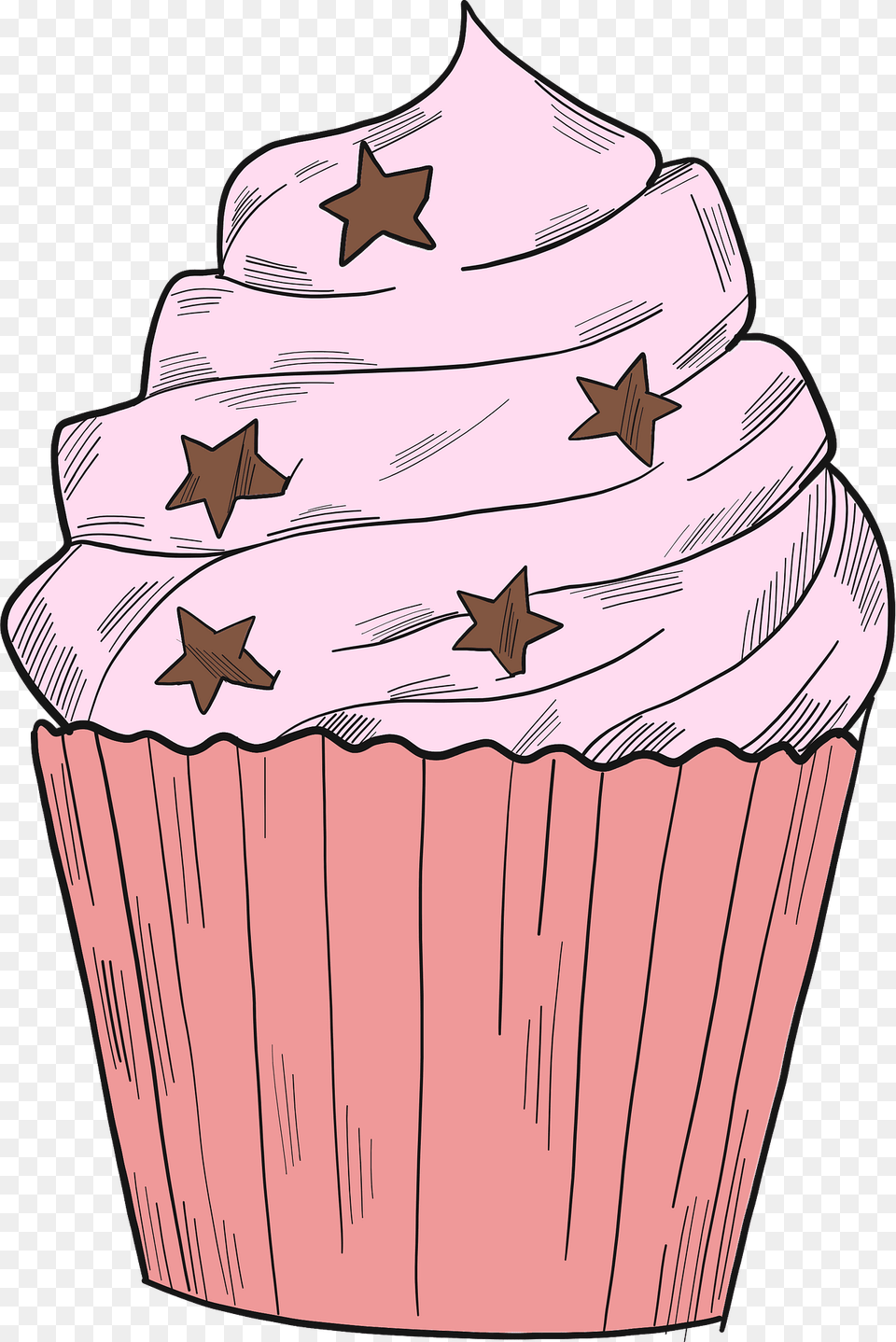 Cupcake Clipart, Cake, Cream, Dessert, Food Free Png