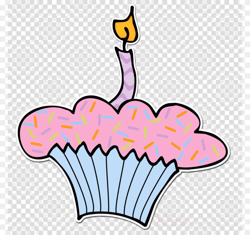 Cupcake Clipart Birthday Cupcakes Frosting Amp Icing Conical Flask No Background, Cream, Dessert, Food, Cake Free Png