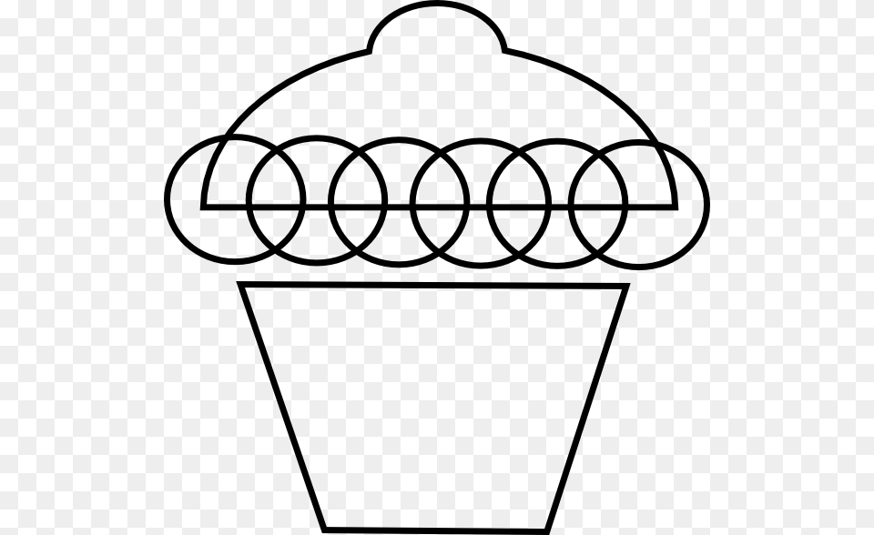 Cupcake Clipart Black And White, Jar, Food, Nut, Plant Free Png