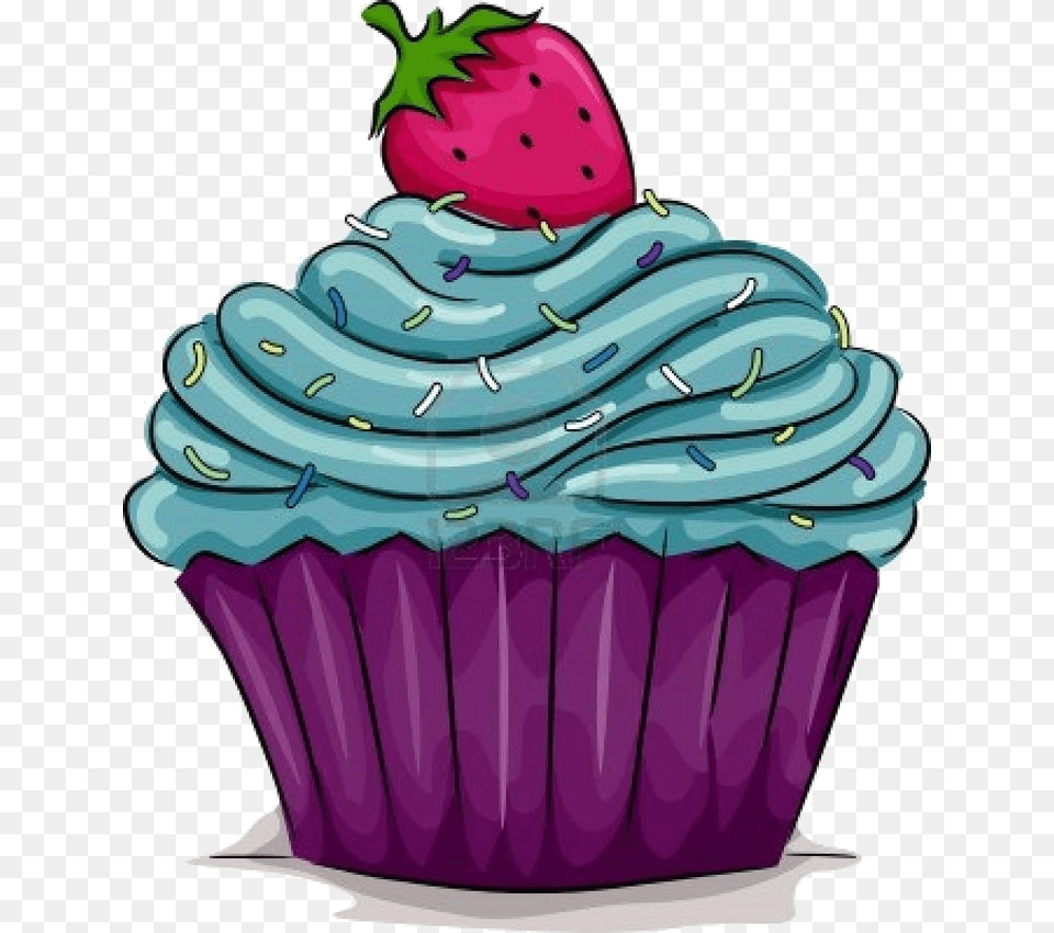 Cupcake Clipart Business On Cupcakes, Food, Cake, Cream, Dessert Free Transparent Png