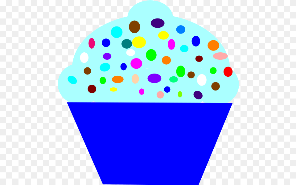Cupcake Clipart In This 3 Piece Svg And Birthday Cupcake Clipoart, Cream, Dessert, Food, Ice Cream Png Image