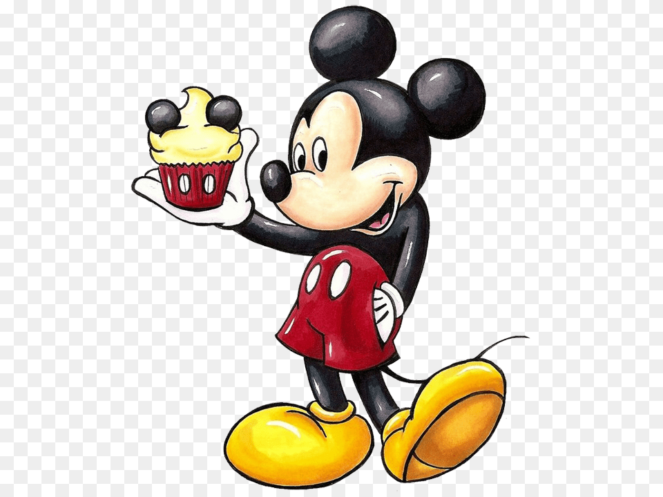 Cupcake Clipart Mickey Mouse, Food, Fruit, Plant, Produce Png