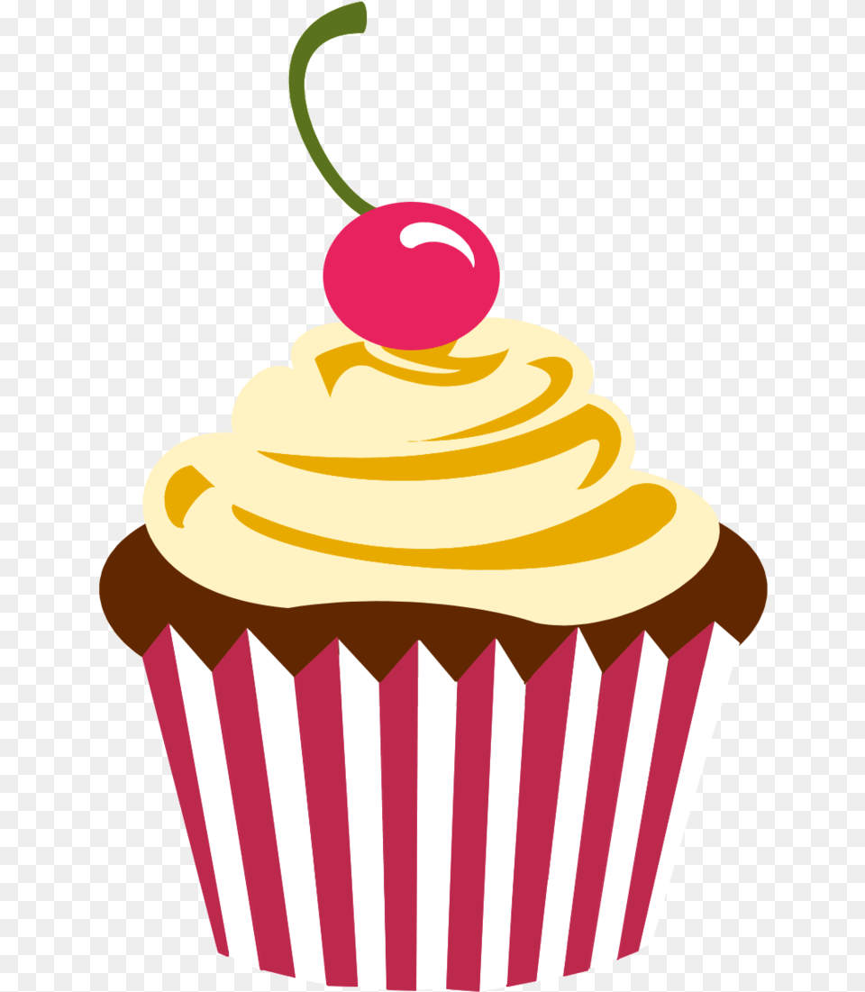 Cupcake Clipart Panda Transparent Cupcake Vector, Cake, Food, Dessert, Cream Png Image