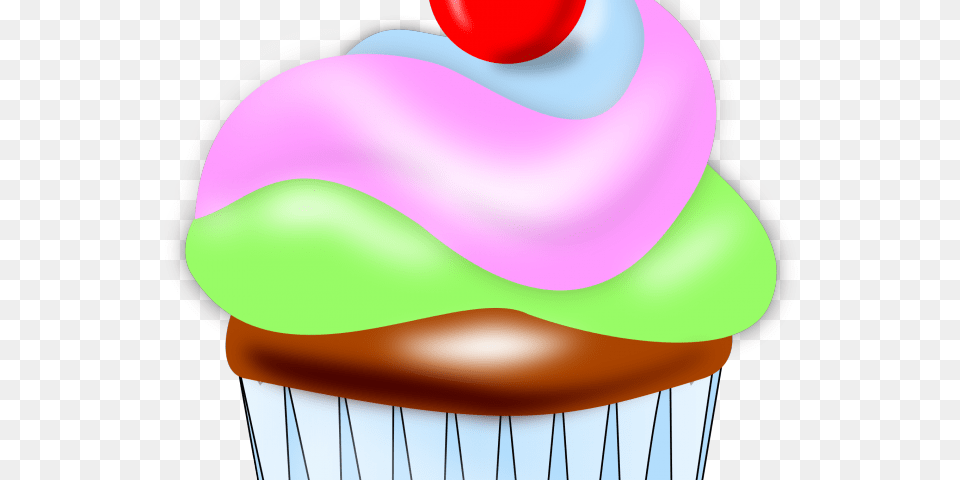 Cupcake Clipart Rose, Cake, Cream, Dessert, Food Free Png Download
