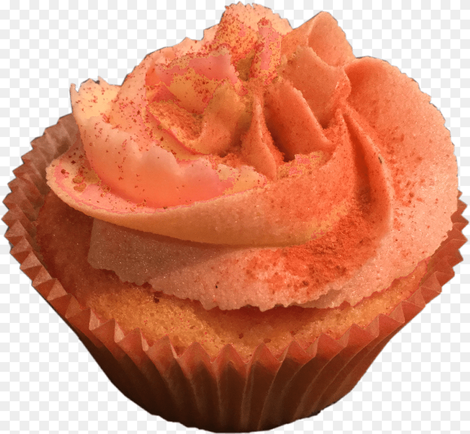 Cupcake Coral Icing Vanilla Freetoedit Cupcake, Cake, Cream, Dessert, Food Png Image