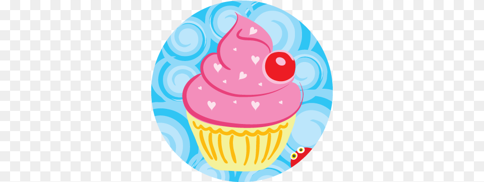 Cupcake Cupcake, Cake, Cream, Dessert, Food Png Image