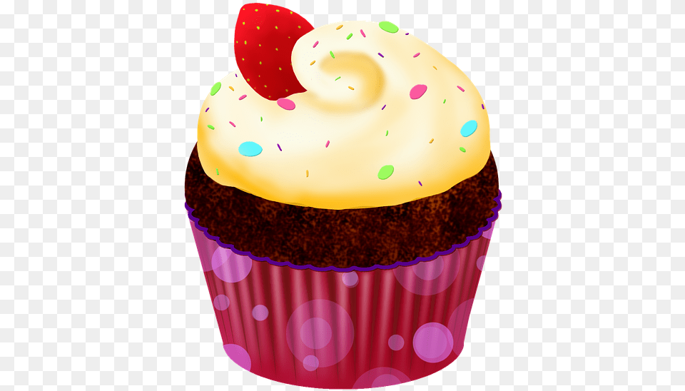 Cupcake Cupcakes Cake Delicious Food Dessert Kage, Cream, Birthday Cake, Icing Free Png Download