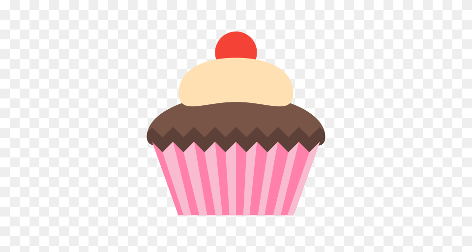 Cupcake Dessert Eat Icon With And Vector Format For, Cake, Cream, Food Png Image