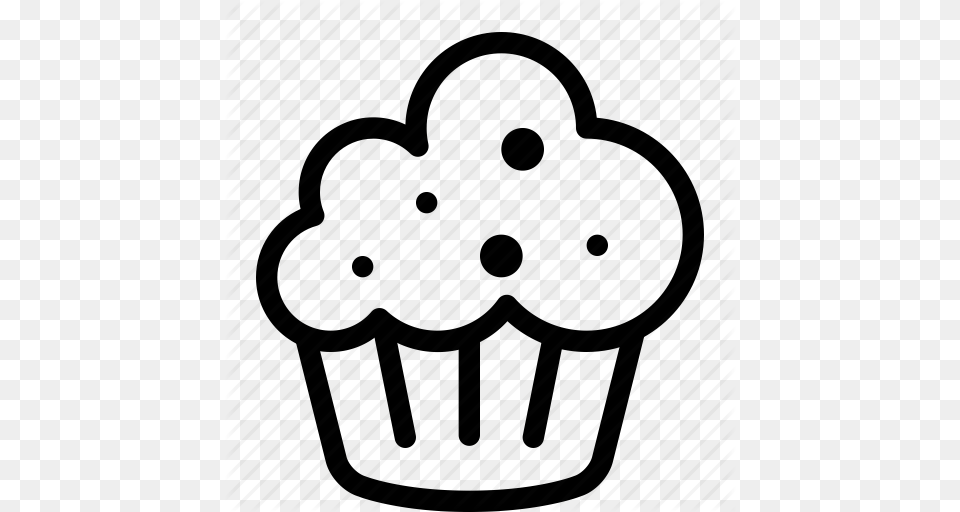 Cupcake Dessert Food Muffin Sweet Icon, Cake, Cream Png Image