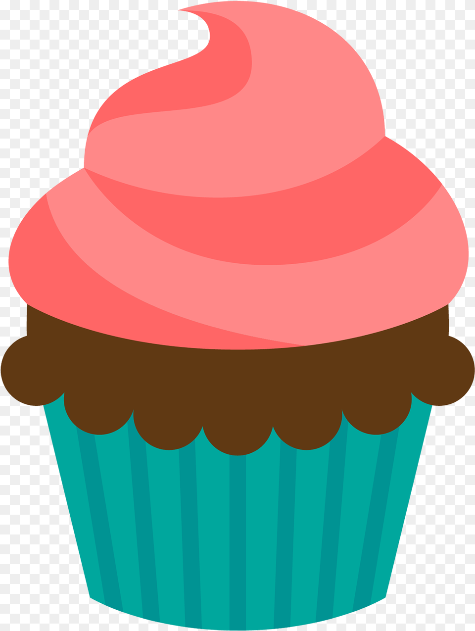 Cupcake Emoji, Cake, Cream, Dessert, Food Free Png