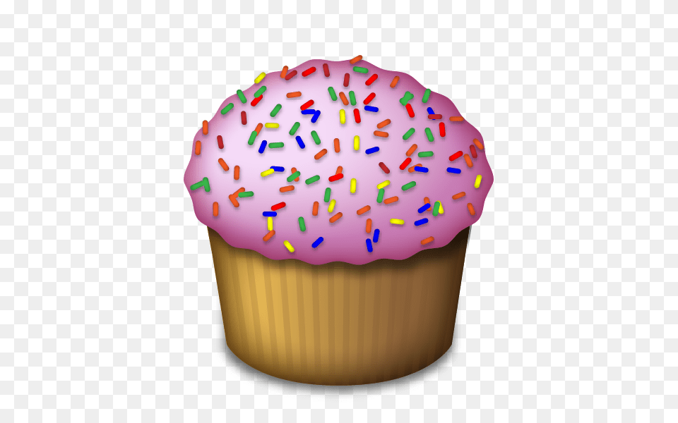 Cupcake Emoji, Birthday Cake, Cake, Cream, Dessert Png